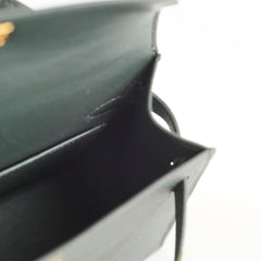 Hermes Mini Kelly Epsom Vert Mangrove K stamp Apr2025