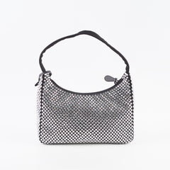 Prada Mini Re-Edition Crystals Black