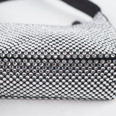 Prada Mini Re-Edition Crystals Black