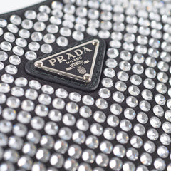 Prada Mini Re-Edition Crystals Black