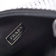 Prada Mini Re-Edition Crystals Black