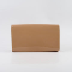 Saint Laurent Patent Beige Clutch