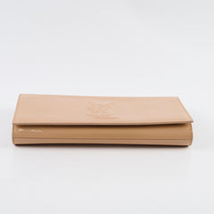 Saint Laurent Patent Beige Clutch
