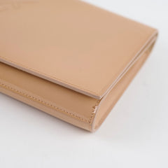 Saint Laurent Patent Beige Clutch
