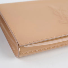 Saint Laurent Patent Beige Clutch