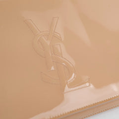 Saint Laurent Patent Beige Clutch
