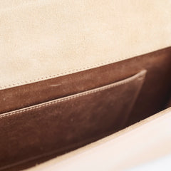 Saint Laurent Patent Beige Clutch
