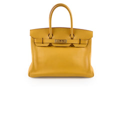 Hermes Birkin 30 Epsom Dark Yellow - D square stamp