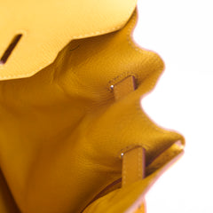 Hermes Birkin 30 Epsom Dark Yellow - D square stamp