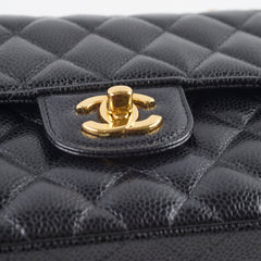 Chanel Small Caviar Classic Double Flap Black