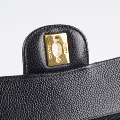 Chanel Small Caviar Classic Double Flap Black