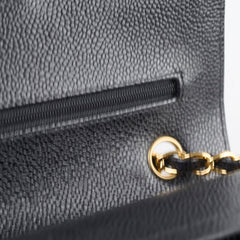 Chanel Small Caviar Classic Double Flap Black