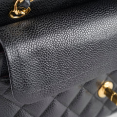 Chanel Small Caviar Classic Double Flap Black