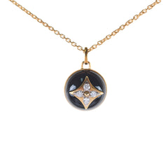 Louis Vuitton Onyx and Diamond Necklace