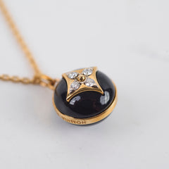 Louis Vuitton Onyx and Diamond Necklace