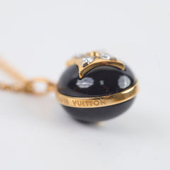 Louis Vuitton Onyx and Diamond Necklace