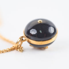 Louis Vuitton Onyx and Diamond Necklace