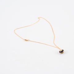 Louis Vuitton Onyx and Diamond Necklace