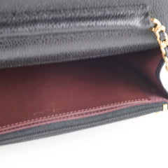 Chanel Wallet On Chain WOC Caviar Black