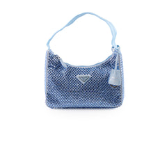 Prada Blue Crystal Bag Re Edition 2000