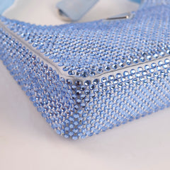 Prada Blue Crystal Bag Re Edition 2000