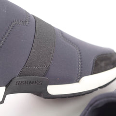 Hernes Neoprene Run slip On Sneakers Black Size 35