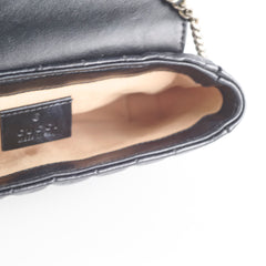 Gucci Supermini Marmont Bag Black