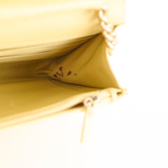 Chanel Boy Wallet on Chain WOC Yellow
