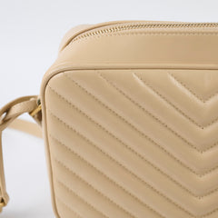 Saint Laurent Lou Camera Bag Beige