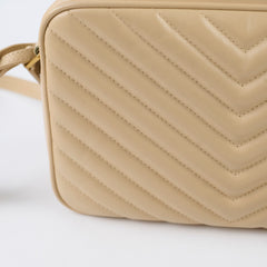 Saint Laurent Lou Camera Bag Beige