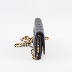 Chanel Classic Wallet On Chain WOC Caviar Black