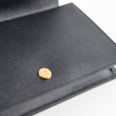 Saint Laurent Kate Clutch Grain de Poudre Black