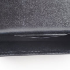 Saint Laurent Kate Clutch Grain de Poudre Black