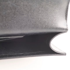 Saint Laurent Kate Clutch Grain de Poudre Black