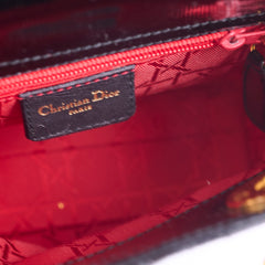 Dior Mini Lady Dior Patent Black