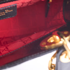 Dior Mini Lady Dior Patent Black