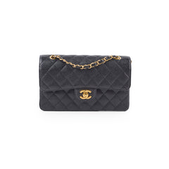 Chanel Small Classic Flap Caviar Black