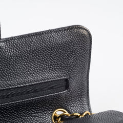 Chanel Small Classic Flap Caviar Black