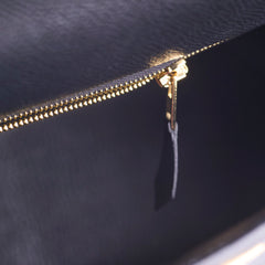 Hermes Kelly 28 Black GHW Espom D stamp