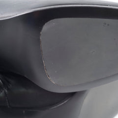 Prada Vitello Ankle Boots Black - Size 36