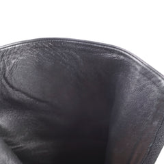 Prada Vitello Ankle Boots Black - Size 36