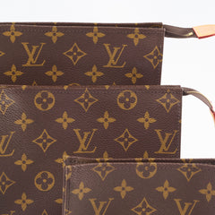 Louis Vuitton Toiletry Set 26, 19, 15 Monogram