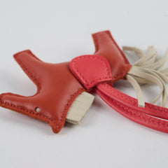 Hermes Rodeo PM Poppy / Craie / Rubis - Stamp U