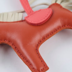 Hermes Rodeo PM Poppy / Craie / Rubis - Stamp U