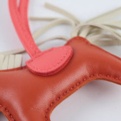 Hermes Rodeo PM Poppy / Craie / Rubis - Stamp U