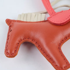 Hermes Rodeo PM Poppy / Craie / Rubis - Stamp U