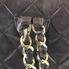 Chanel 24K Vintage Duma Backpack Lambskin Dark Brown