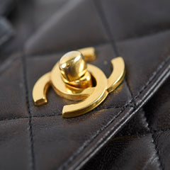 Chanel 24K Vintage Duma Backpack Lambskin Dark Brown