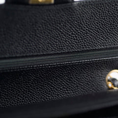 Chanel Small Classic Flap Caviar Black (Microchipped)