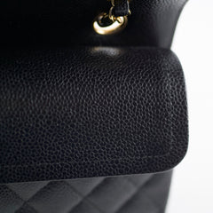 Chanel Small Classic Flap Caviar Black (Microchipped)